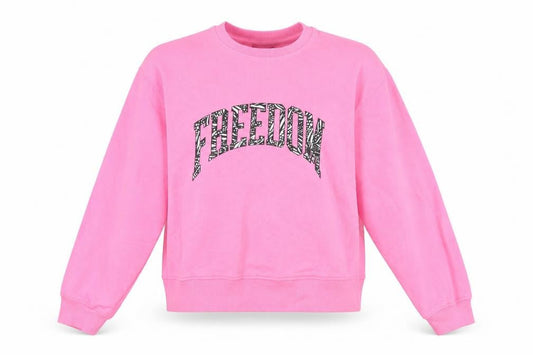 New Look Women's Pink Pullover Sweatshirt S