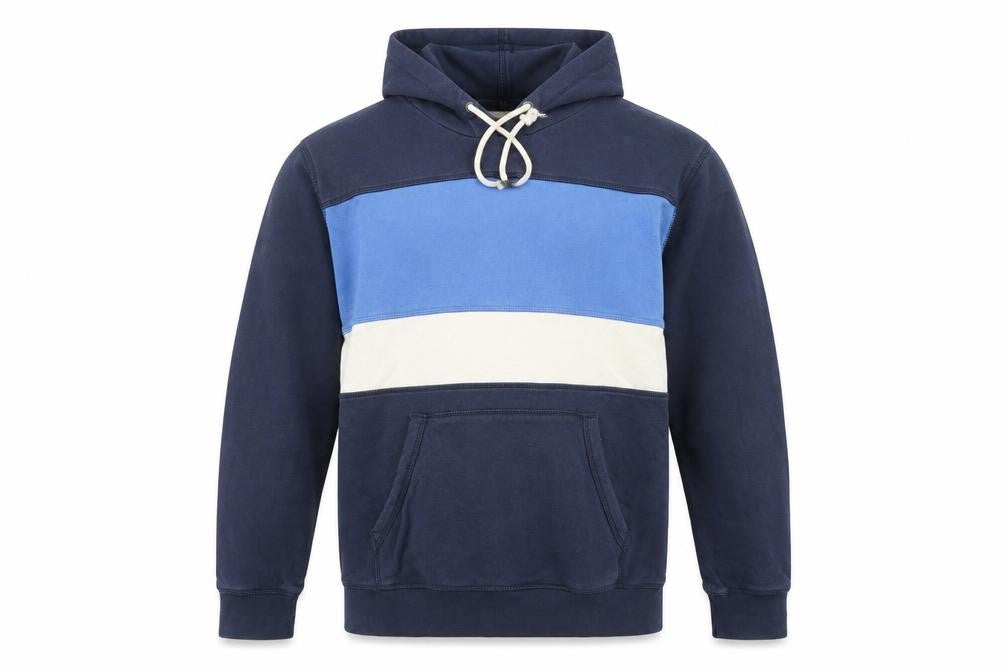 Marks & Spencer Men's Blue Pullover Hoodie - M