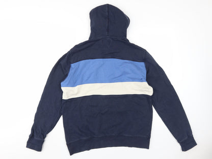 Marks & Spencer Men's Blue Pullover Hoodie - M