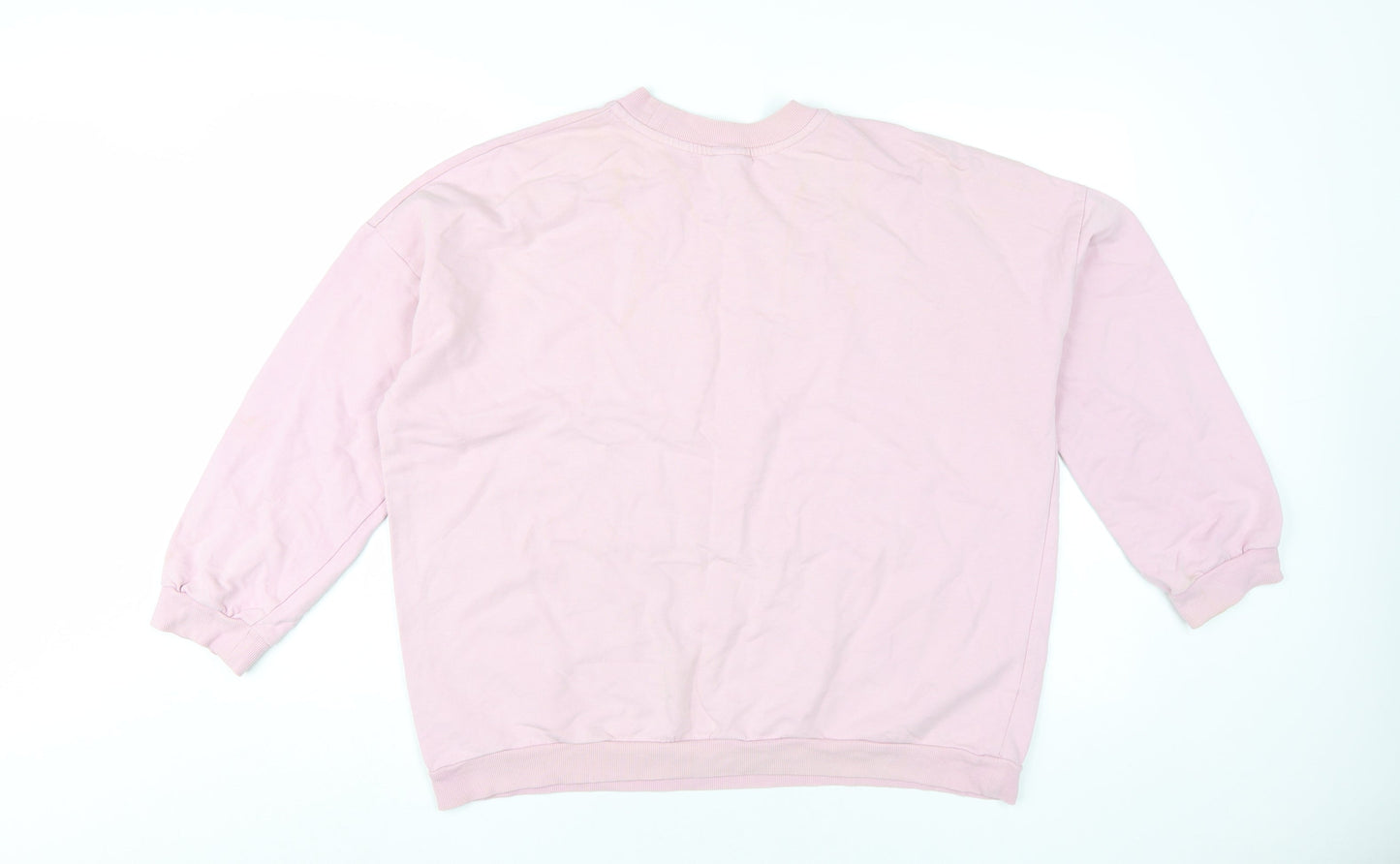 ASOS DESIGN Women’s Pink Pullover Sweatshirt M