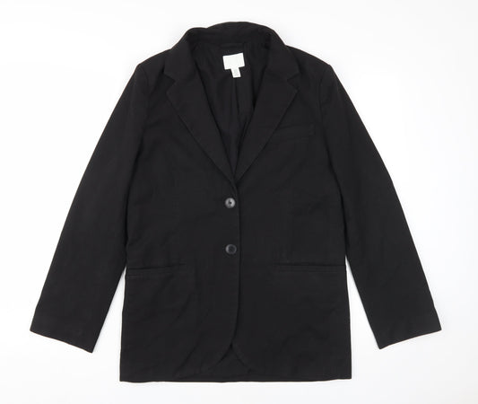 H&M Women's Black Blazer, Size 4, Classic Business Wear