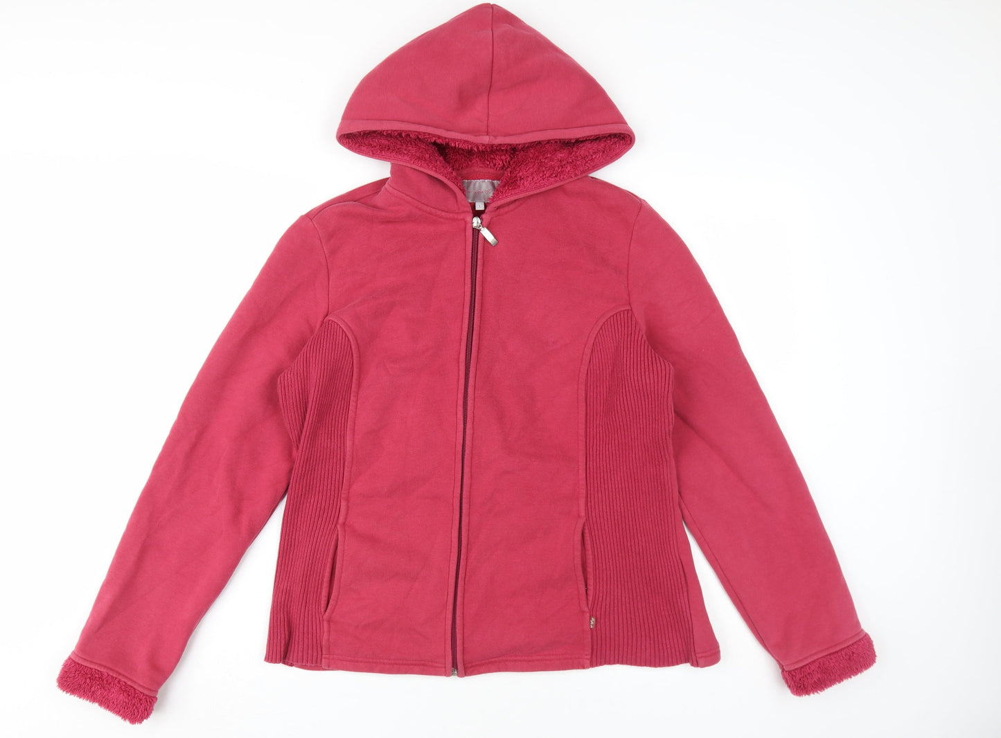 Marks and Spencer Women's Red Hooded Jacket L