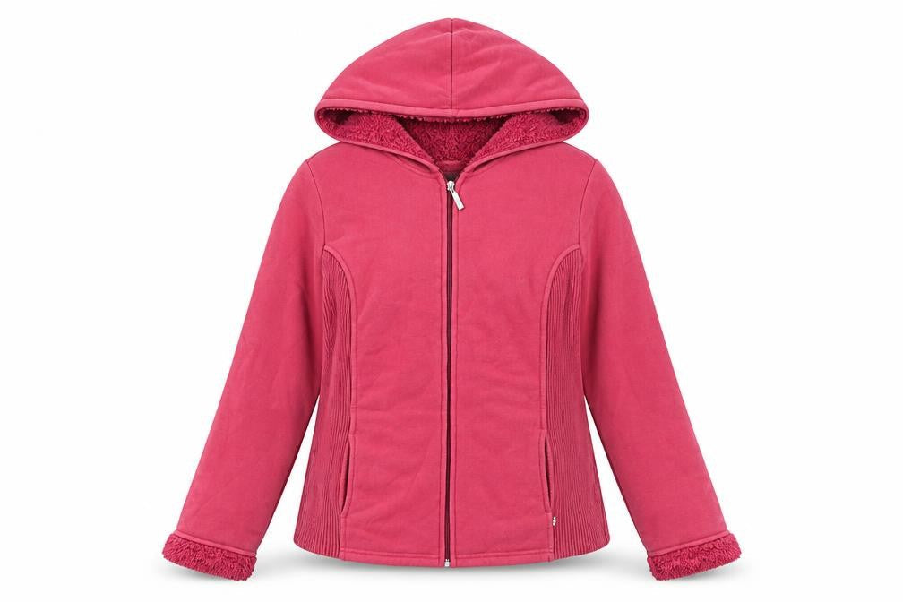 Marks & Spencer Women's Red Hooded Jacket L