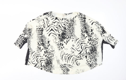 River Island Women’s Animal Print Pullover Jumper, Size 8