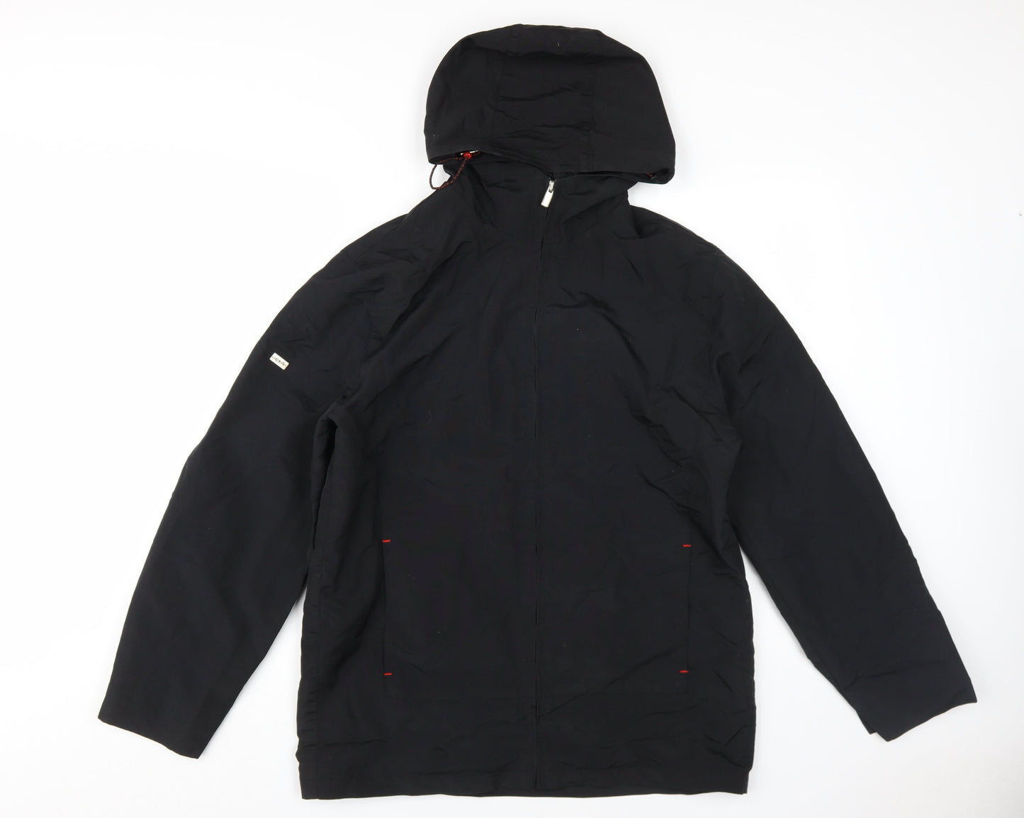 Urban Spirit Men's Black Rain Coat Jacket Size S