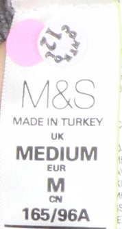 Marks & Spencer Grey Cape Jumper, Size M, Striped