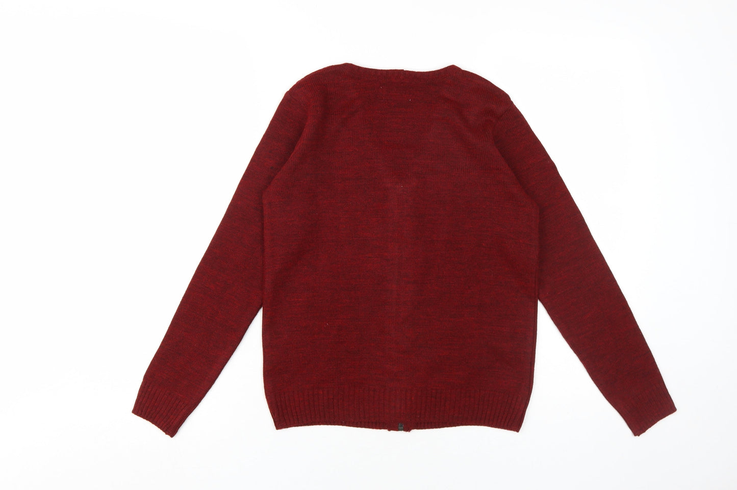 Bare Denim Women's Red XS Cable-Knit Cardigan