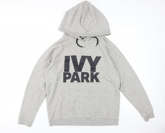 Ivy Park Women's Grey Pullover Hoodie - S