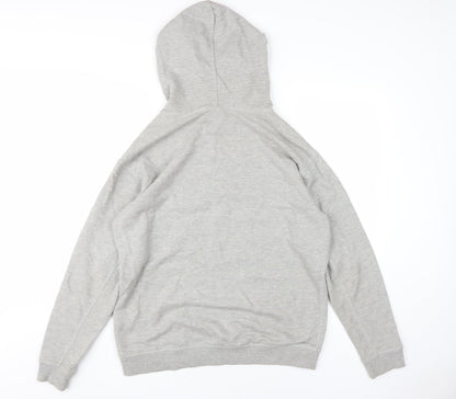 Back view of Ivy Park Women's Grey Pullover Hoodie - S