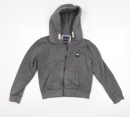 SoulCal Boys Grey Full Zip Hoodie 13 Years
