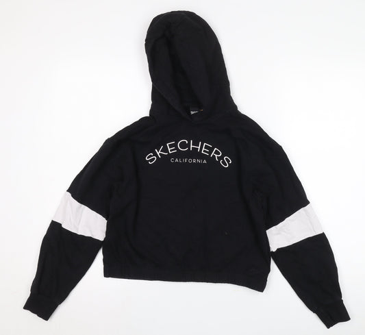 Skechers Black Girls Pullover Hoodie 12-13 Years