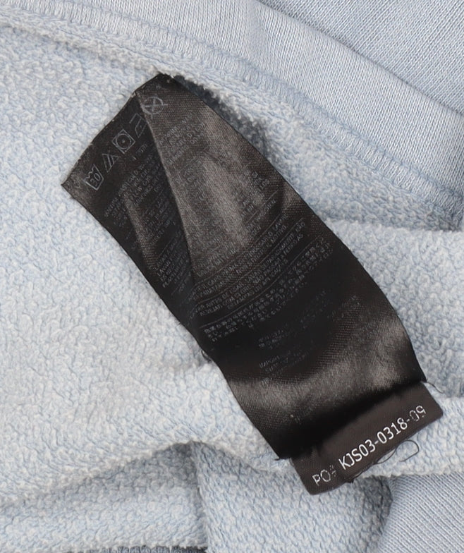 Volcom Men's Blue Crew Neck Sweatshirt - Logo, Size L