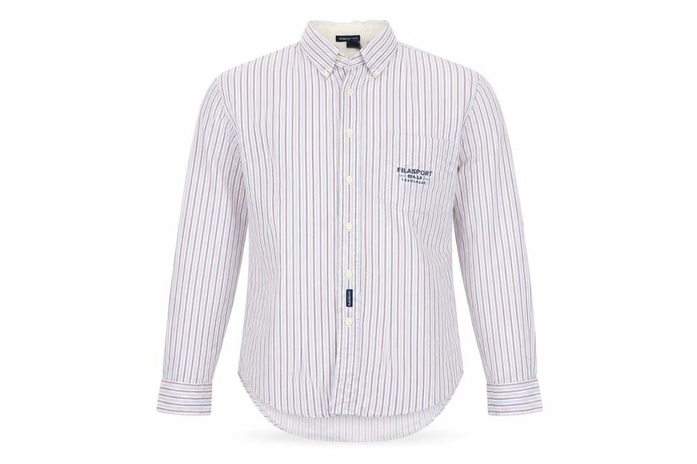 Fila Men's Striped Button-Up Shirt S