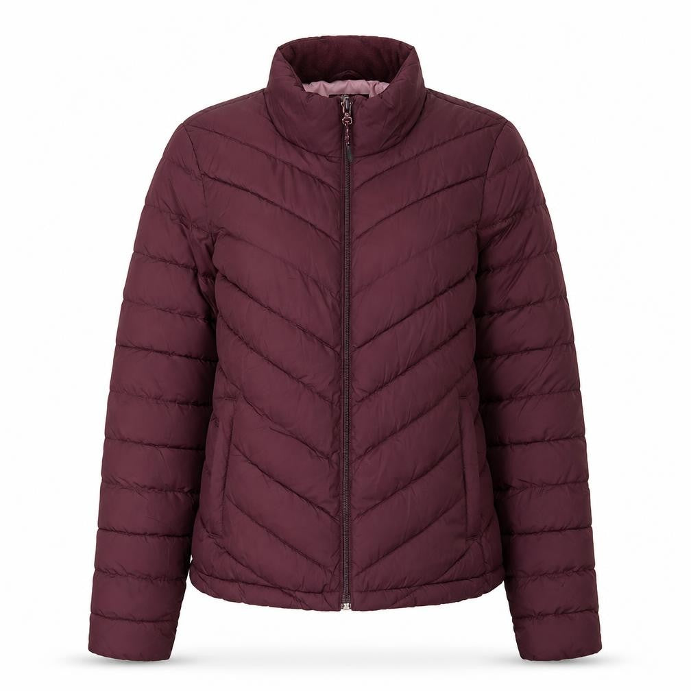 Gap Women's Purple Puffer Jacket S - Casual Mid-Length