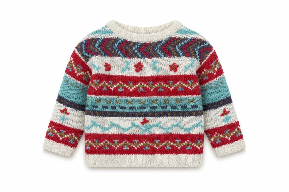 Zara Girls Multicoloured Fair Isle Jumper 3-4 Years