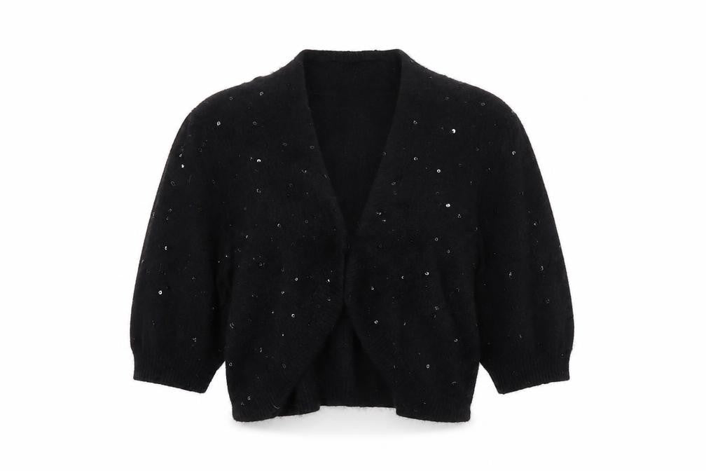 Marks & Spencer Women's Black Cardigan, Size 14