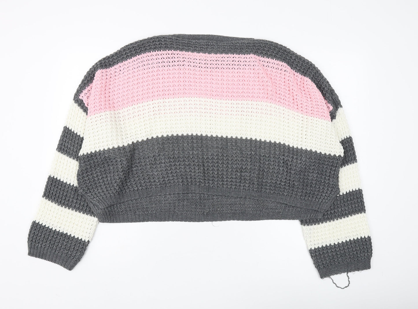 PrettyLittleThing Women's Striped Jumper, Size 10