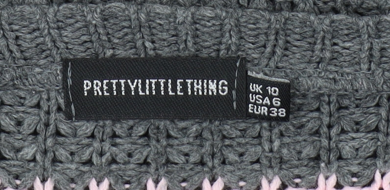 PrettyLittleThing Women's Striped Jumper, Size 10
