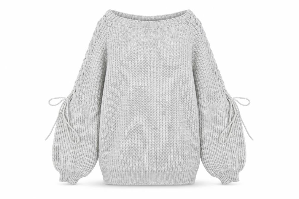 Cameo Rose Women's Grey Pullover Jumper M/L Boat Neck