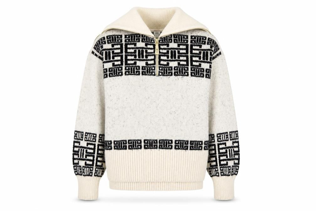 River Island Women's Ivory Knit Jumper XS