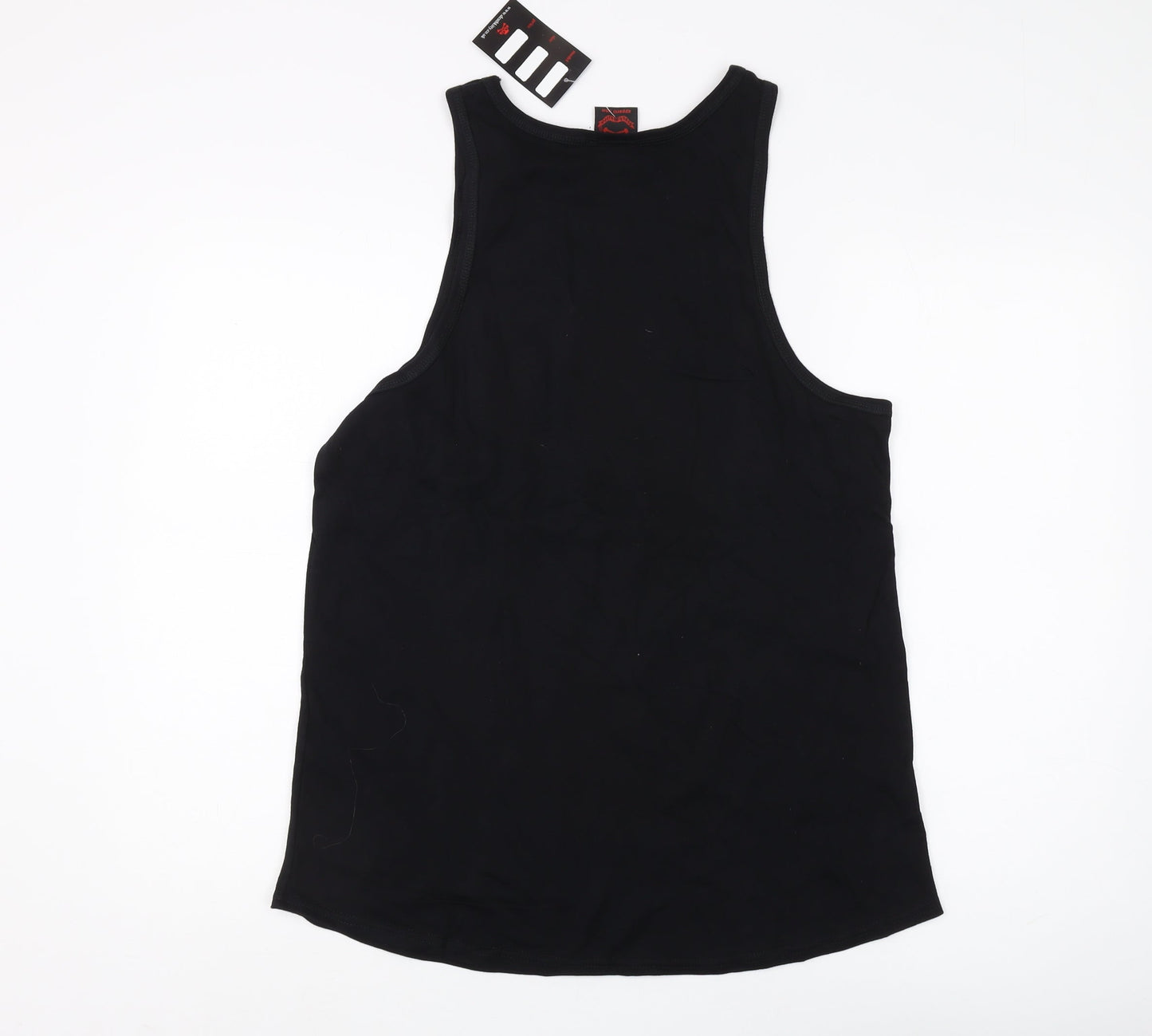 Death Kitty Unisex Black Music Tank Size 14