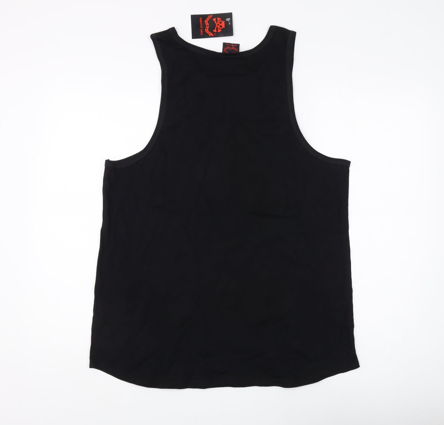 Death Kitty Women's Black Tank Top, Size 18, Music Graphic