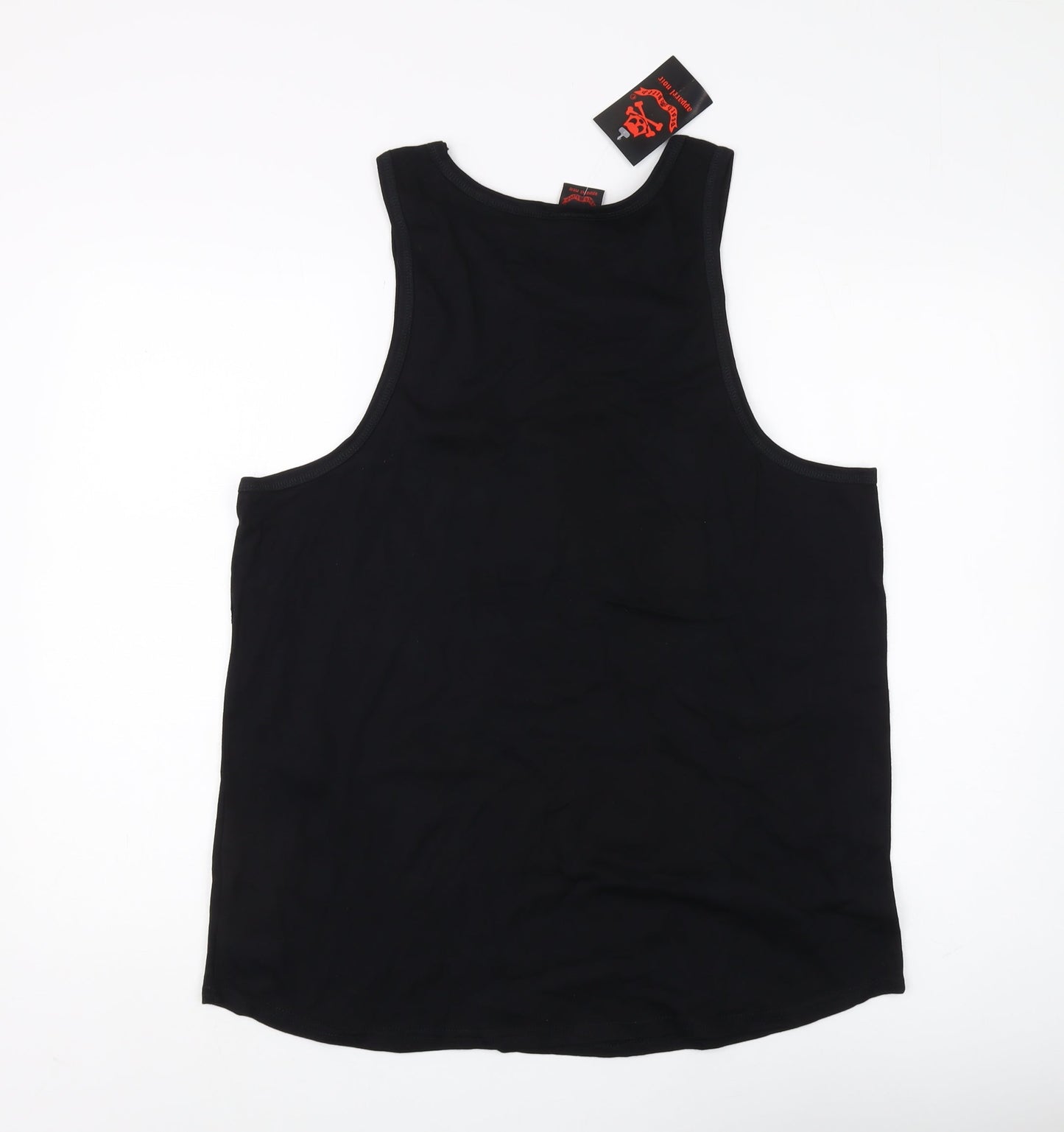 Death Kitty Women's Black Music Tank Top Size 18 Jersey