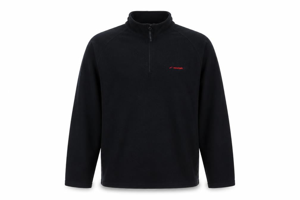 Mountainlife Men's Black Pullover Fleece Sweatshirt M