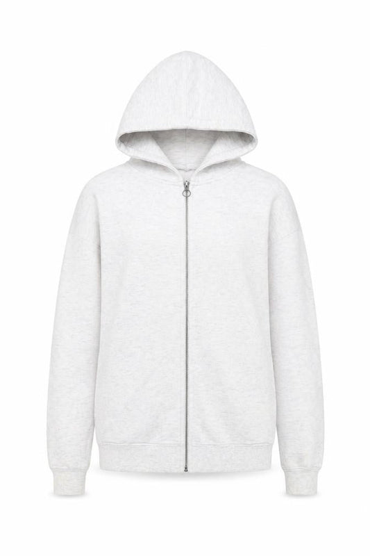 Slazenger Women's Grey Full Zip Hoodie Size 10