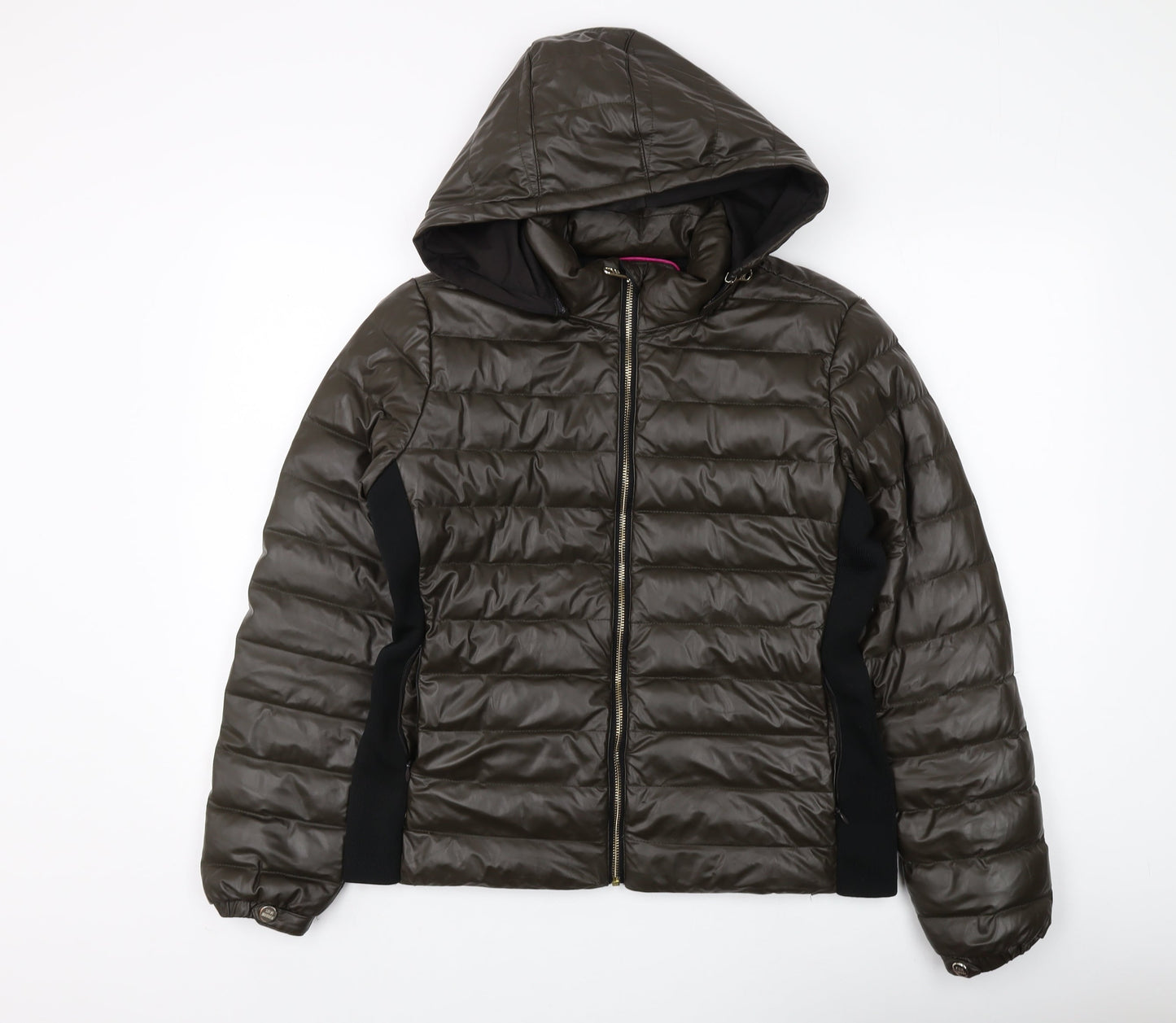 Steve Madden Women's Brown Puffer Jacket M - Hooded