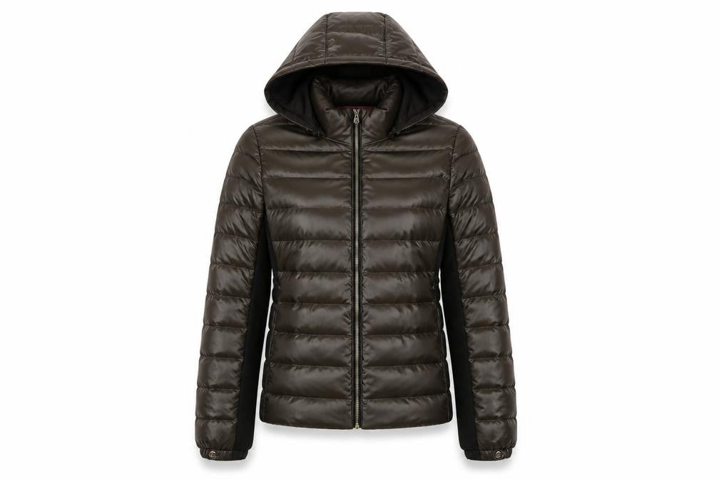 Steve Madden Women's Brown Puffer Jacket M - Hooded