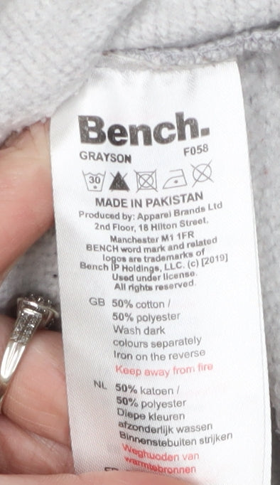 Bench Men's Grey hoodie size M