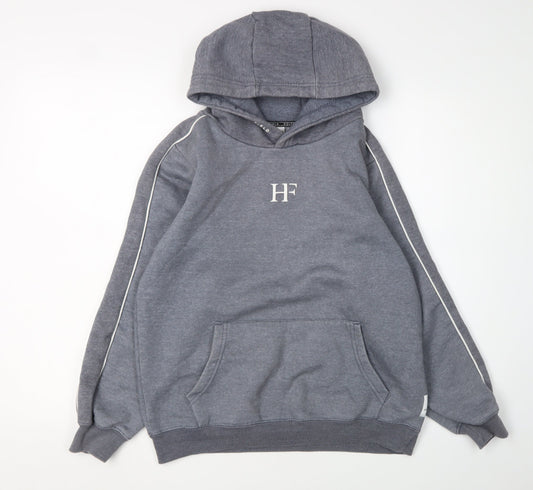 Holyfield Girls Blue Pullover Hoodie - 12-13 Years, Regular Fit