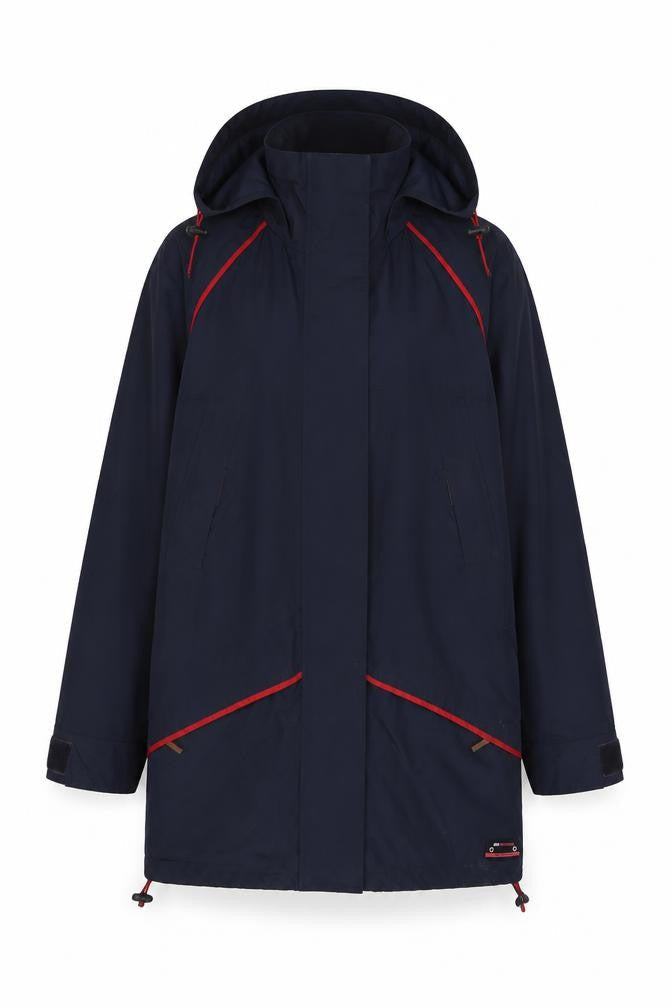 Joie de Vivre Women's Blue Hooded Nylon Jacket M