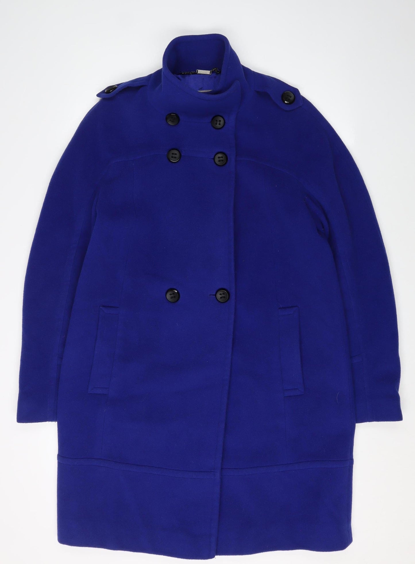 Planet Women's Blue Wool Pea Coat Size 12