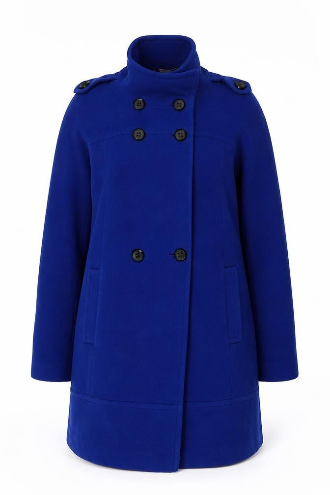 Planet Women's Blue Wool Pea Coat Size 12