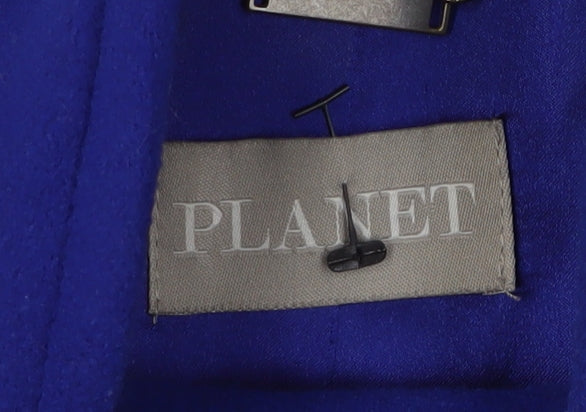 Planet Women's Blue Wool Pea Coat Size 12