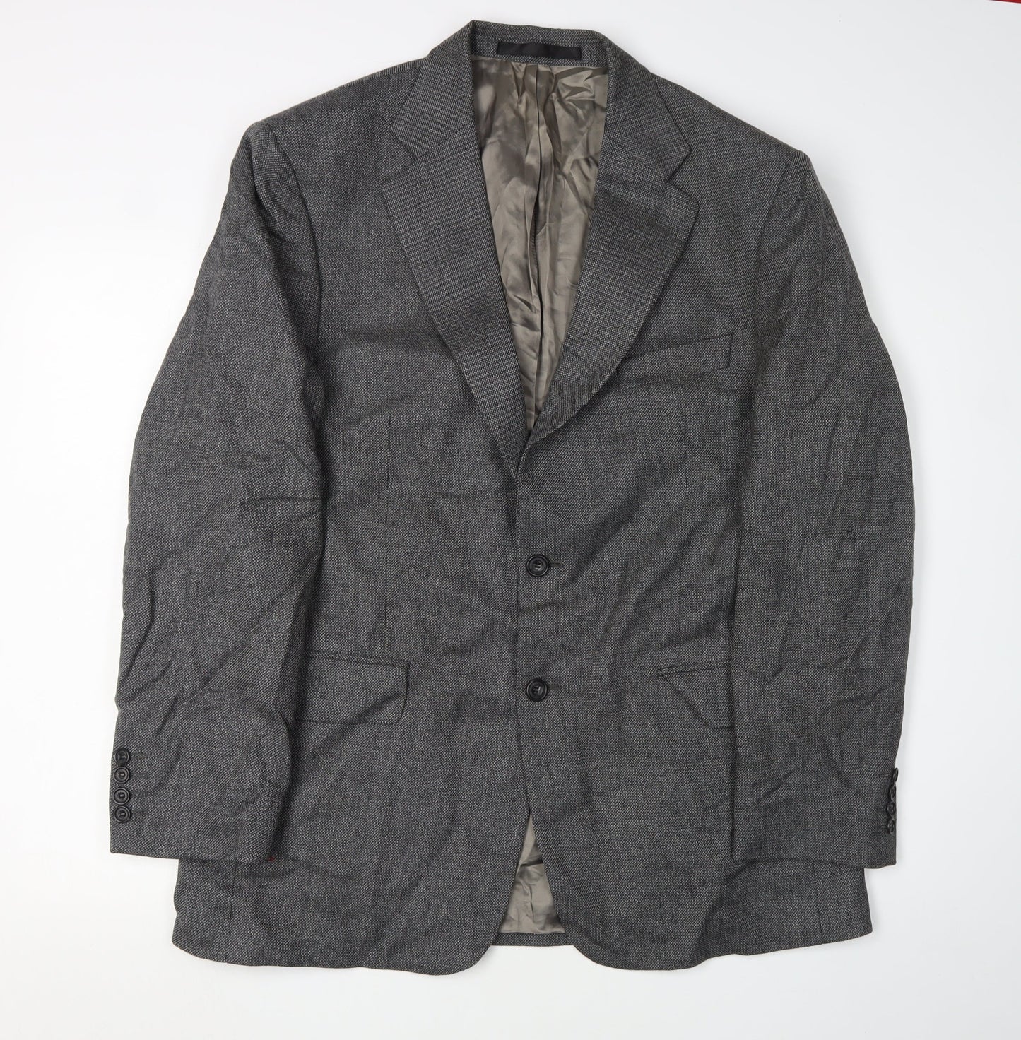 Marks and Spencer Men's Grey Wool Blazer 42R