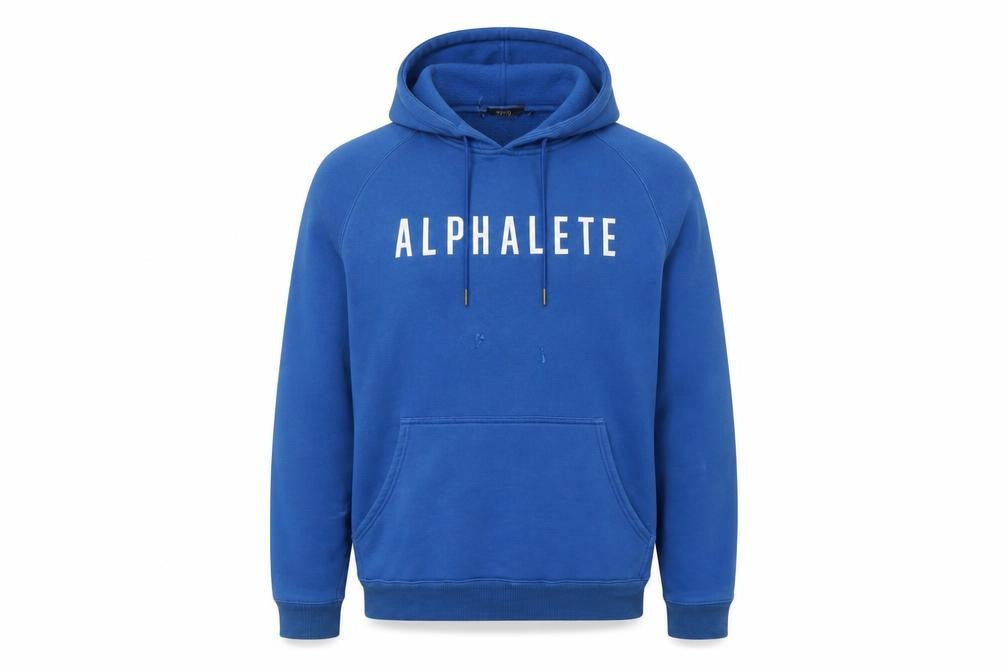 Alphalete Men's Blue Pullover Hoodie L