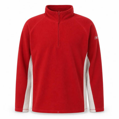 Reebok Men's Red 1/2 Zip Sweatshirt Large
