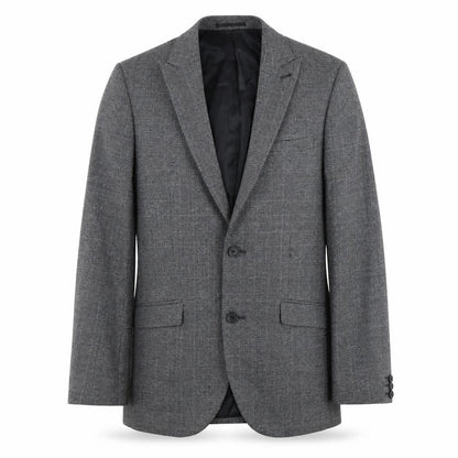 Next Men's Grey 38R Blazer, Single-Breasted, Formal
