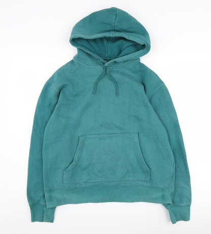 Topman Men's Green Pullover Hoodie M
