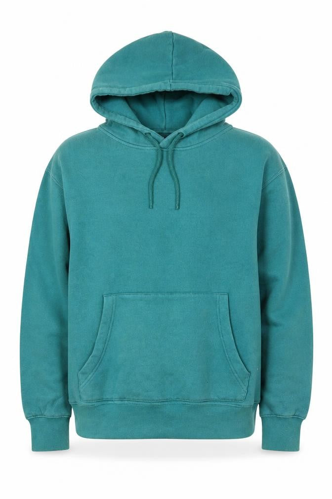 Topman Men's Green Pullover Hoodie M