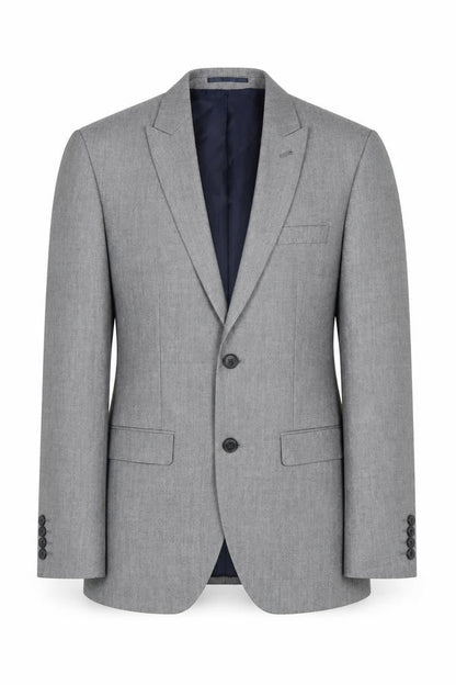 Next Men's Grey Suit Jacket 36 Short, Polyester Blend