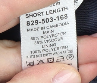 Next Men's Grey Suit Jacket 36 Short, Polyester Blend
