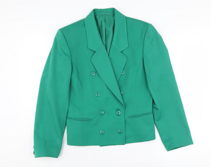 Country Casuals Women's Green Double Breasted Suit Jacket