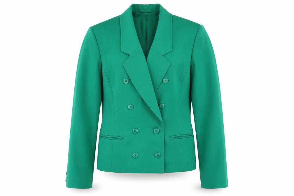 Country Casuals Women's Green Double Breasted Suit Jacket