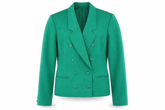 Country Casuals Women's Green Double Breasted Suit Jacket