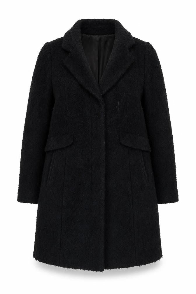 Marks and Spencer Women's Black Overcoat Size 12