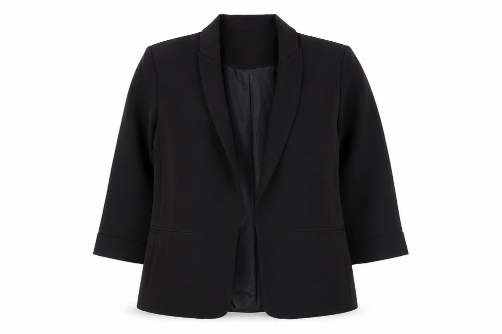 New Look Women's Black Blazer, L, Business Casual Essential